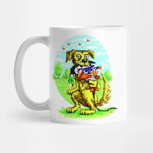 8-BIT DOG HUNTER Mug